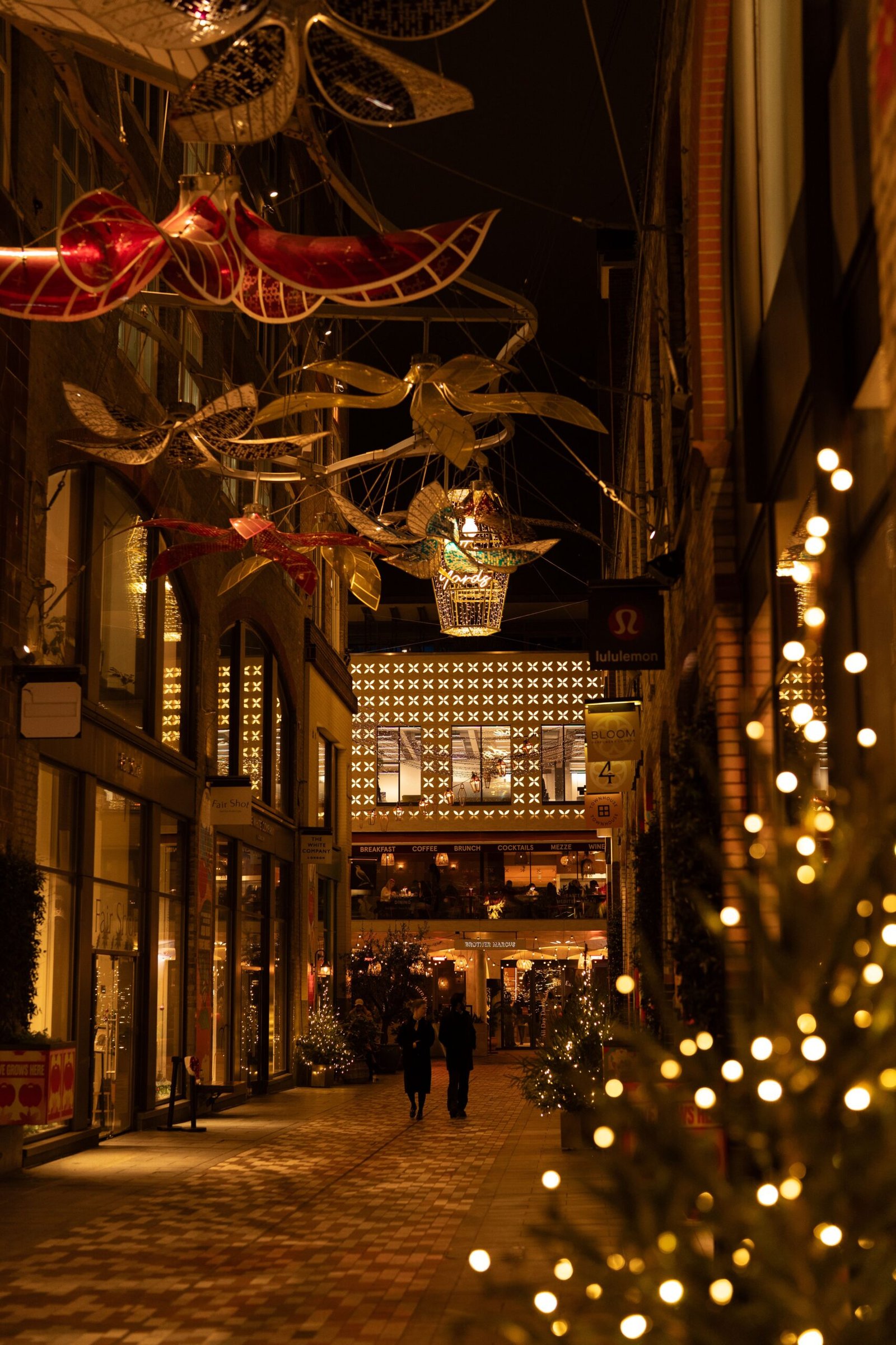 london Festive shopping